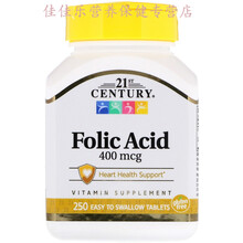 21st Century 叶酸 400微克 250片