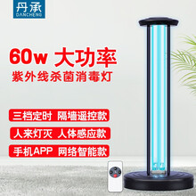 丹承60W紫外线消毒灯杀菌家用大功率学校幼儿园移动式便携臭氧除螨灭菌灯智能人体感应紫外灯管  60W无臭氧（遥控+定时）