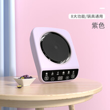 恩培过家家电热炉防烫温控大号电热炉多功能真实烹饪可温控可调节 紫色