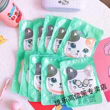 新款可爱卡通暖贴暖宝宝暖宫贴少女心长效自发热姨妈神器暖身贴 小花猫10*10 5片体验装