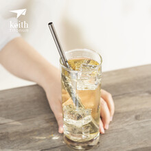 keith铠斯钛吸管耐热耐高温耐用健康户外家用吸管果汁饮料吸管  钛吸管 Ti3703（细直款）