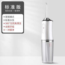 冲牙器便携式电动水牙线口腔牙齿清洗正畸专用牙结石洗牙神器旦榄 纯洁白 升级电机冲牙器+3个喷嘴+3个模式