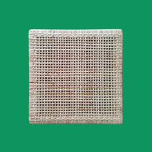 适用于天然藤编坐垫办公椅轮椅汽车凉爽藤坐垫透气散热网格座垫印尼藤 天然藤本色(无油漆) 40X40cm