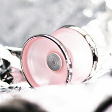 情人节礼物悠悠球aceyo 纯净与纯真竞技花式比赛专用yoyo球溜溜球 纯真樱花粉 镜面银 限定礼盒配件