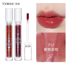 toorune肽润镜面星图唇釉水光玻璃唇小众口红平价唇彩星途唇蜜 #712蜜桃荔枝