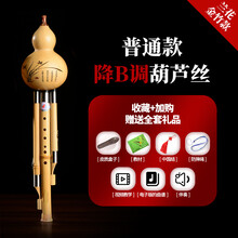 葫芦丝c调 降b调初学者小D调G调F调儿童成人小学生乐器 金竹普通款 降B调