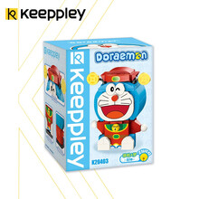 Keeppley 积木哆啦A梦拼装玩具 多啦a梦公仔手办模型机器猫小颗粒积木 儿童生日礼物 哆啦A梦财神装K20403
