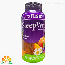 美国 Vitafusion sleep well 褪黑素软糖 倒时差促睡眠 250粒
