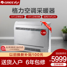 格力格力（GREE）空气源热泵冷暖空调家用 一级能效 大2匹 煤改电供暖火凤凰热风机 超低温采暖器挂机 GN-30DZW/(30449)25平内冷暖