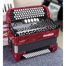 手风琴德国霍纳HOHNER牌96贝巴扬风琴定制款 红色