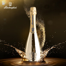 lamborghini兰博基尼葡萄酒起泡酒意大利气泡酒黑桃A香槟黄金礼盒 黄金起泡 单支750ml