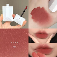 【第二支1元】名片唇釉女丝绒口红雾面哑光新色滋润易上色持久显白卡片唇釉学生少女送女友赵露思推荐 001#肉桂裸粉（Trust me）