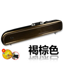二胡盒子ABS双肩可背可提琴盒密码锁便携乐器配件箱子二胡包送弦 [褐棕]+送弱音器、演奏家弦