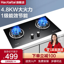 好太太（Haotaitai）燃气灶 煤气灶双灶 家用台式灶具 5.0KW天然气液化气灶 2309A经典款（天然气4.8/液化气4.5） 天然气