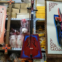 马头琴 内蒙古特色马头琴工艺品蒙古族马头琴摆件工艺品蒙古包装饰品 68厘米马头琴(加音乐盒)红色琴箱