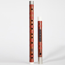 黄卫東特制笛子（编号笛)专业演奏笛 苦竹笛子竹笛横笛 CDEFG调 C调2节双插+全套配件