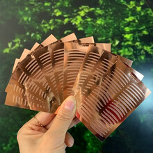 涵贝尔双眼皮贴自然无痕单面肿眼泡单眼皮橄榄形细长款窄款内双肿眼泡 玫瑰-混合10张 400贴 10张装