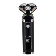 永日YongRi 浮动三刀头电动男士刮胡刀全身水洗智能充电显示剃须刀 YR-T97