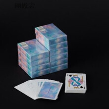 栩傲宏 acpc精品花切扑克轨道花切练习牌块氤氲V2桥牌魔术道具催眠表演纸 U72-【流影】10副 白芯纸可开扇