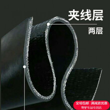 货车铺车厢橡胶垫铺车底橡胶板牛羊槽防滑胶条耐磨夹线输送带 1米长 5毫米厚0.8米宽两层夹线