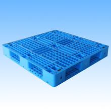 易存塑料托盘叉车网格塑料垫板仓库托盘防潮板货架托盘 田字托盘全新料1100*1100*150