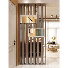 北欧烤漆屏风隔断客厅装饰玄关入户进门现代简约轻奢风小户型屏风 长60CM 组装  框架结构