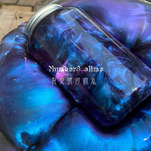 千百嘉 网红透明起泡胶史莱姆假水星空果酱起泡胶水晶泥雪花泥儿童礼物 裂变银河500ML