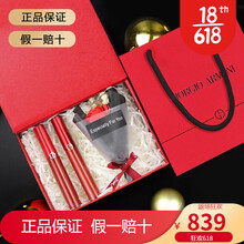 【圣诞节礼物】阿玛尼（ARMANI）口红405红管唇釉205 415哑光气垫套装套盒礼盒情人代购预售 两支装：红管405+红管400g