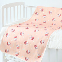 巴布豆婴儿隔尿垫防水可洗棉新生宝宝大号超大防漏尿床垫床单 萌萌小可爱;50*70cm