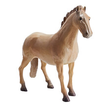 RECUR宠物狗仿真模型金毛犬秋田犬吉娃娃动物摆件儿童玩具 蒙古马（RC16101F）