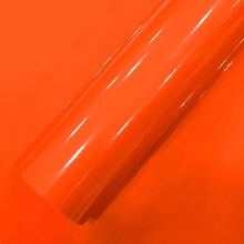 改色膜全车身亮光整车膜黑白车顶贴膜车模摩托车改装汽车内饰贴纸 橙色【亮光】 1.5米*0.5米长