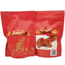 靖江特产猪肉铺牌猪肉脯308g 猪肉脯 双鱼308克x1袋
