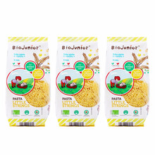 碧欧奇（Biojunior）意大利进口婴幼儿双有机辅食小麦蔬菜混合无盐宝宝面条200g*3包（6个月以上）小碎面