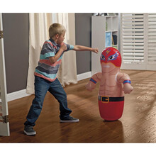 新款INTEX充气不倒翁动物造型儿童发泄拳击沙袋玩具加厚充气玩具 摔跤手不倒翁