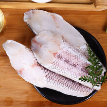大块新鲜鳕鱼块深海鳕鱼片进口鳕鱼排鳕鱼段冷冻鳕鱼辅食肉 尾段有冰衣【回馈装】 1斤【试吃装】