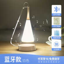 生日礼物女生七夕情人节送女友给男朋友送给闺蜜女孩18岁小实用的 【水滴音乐灯】白色蓝牙款+精美包装+礼品袋+代写贺