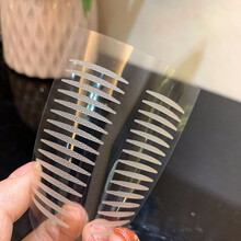 涵贝尔哑光双眼皮贴蕾丝肿眼泡无痕隐形防眼垂长款橄榄形内双肿泡眼10张 哑光-细长款（M）10张 300贴