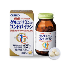 日本直邮 日本ORIHIRO欧力喜乐 欧力喜乐氨糖软骨素片高纯度植物维骨力关节片360粒 2瓶免运费