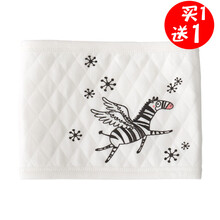 班杰威尔 婴儿裹腹小儿腰带包护肚脐腹带宝宝盖肚子围神器 白色飞马