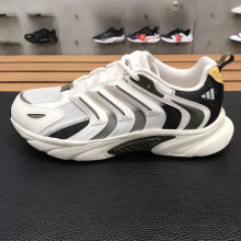 阿迪达斯 （adidas）男女鞋2025春季新款CLIMACOOL清风运动鞋网面透气轻便缓震跑步鞋 IF6733白黑橄榄绿 41 (255mm)