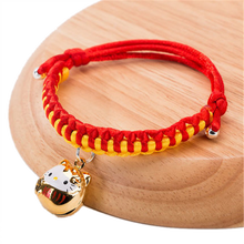 宠物饰品编织铃铛狗狗项圈泰迪贵宾雪纳瑞小型犬项链挂件布偶英短猫咪饰品 猫铃铛 S-小型