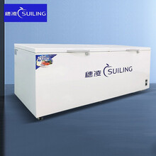 穗凌（SUILING）商用大容量海鲜冰柜 单温冷冻冷藏可转换卧式冷柜 两门低温零下25度雪柜BD-730