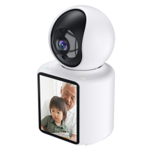 纽曼无线摄像头家用室内家庭2K高清双向视频通话手机远程监控器360度无死角带夜视全景语音可视频对话