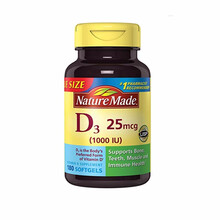 Nature Made天维美 复合维生素 维他命 维生素D3 1000IU180粒 促进钙吸收