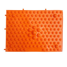 贝琪雅指压板足底按摩垫小冬笋不痛足底按摩垫家用新郎游戏很硬趾压板 指压板橘色一片