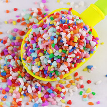 塑料沙白色沙子儿童玩具决明子沙家用散装彩石雪花沙珍珠沙游乐场 儿童彩石玩具沙10斤【可水洗】