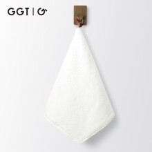 GGT日本纯棉方巾洗脸擦手小毛巾私处护理毛巾儿童口水巾 白色