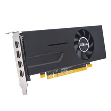 泰塔 专业多屏显卡一机拖2-6屏接口齐全minidp可转VGA DVI HDMI扩展拼接复制 RX560 2G D5 4miniDP 赠送miniDP转HDMI主动式转接线