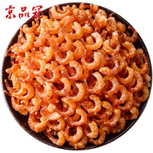 京品冠长岛金钩海米 无盐淡干虾仁干虾米 新鲜虾皮开洋 海鲜干货 淡干金钩海米500g