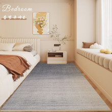 陆鹿卧室地毯轻奢客厅地毯家用茶几沙发床边毯大面积高级简约阳台地毯 普罗米修E 80x200cm